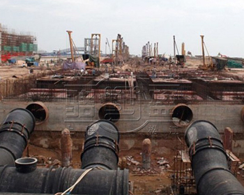 重慶市沙坪壩區(qū)防水套管焊接現(xiàn)場